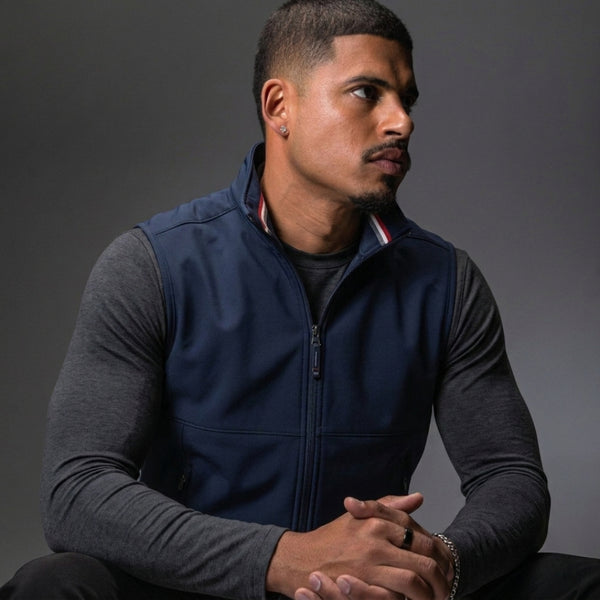 Men's Essential Sleeveless Softshell Jacket - Swagg South Africa