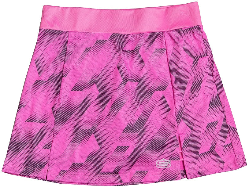 Women&#39;s Geo Printed Stretch Skorts / Short Skirt, pink skort, sport skirt