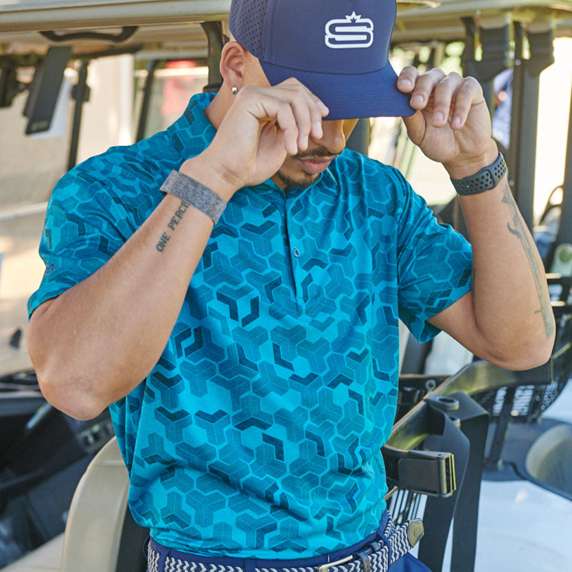 Men&#39;s Nano Dry Tech Performance Golfer Polo Shirt