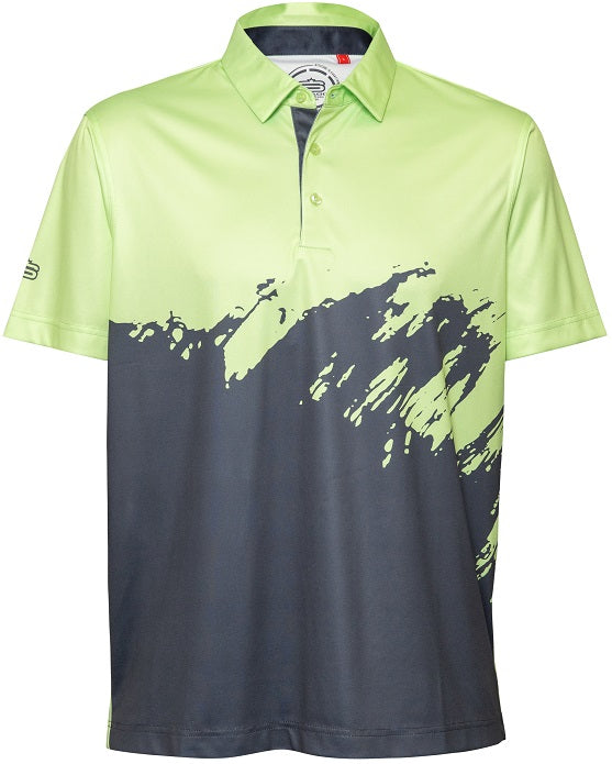 Golf shirt – polo shirt – collared shirt – funky golfer – lettuce green – swagg clothing – corpoarate embroidery 