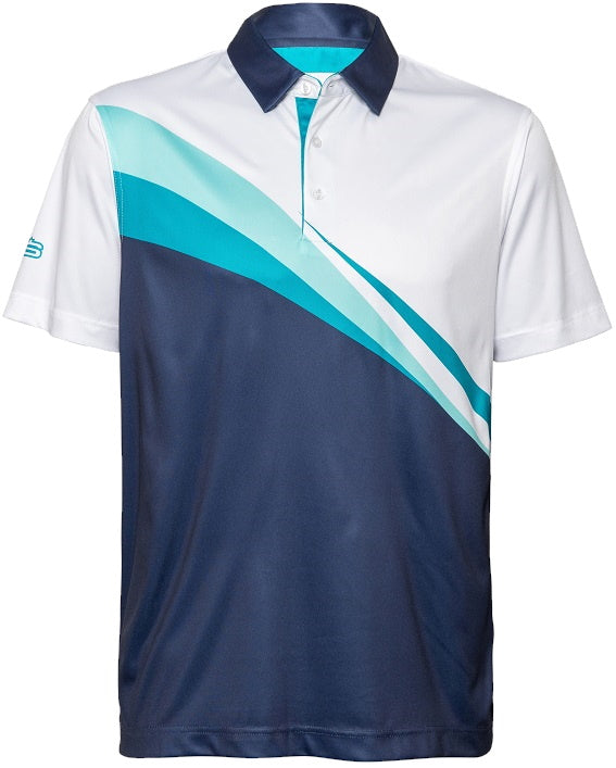 Men&#39;s Flow Dry Tech Performance Golfer Polo Shirt