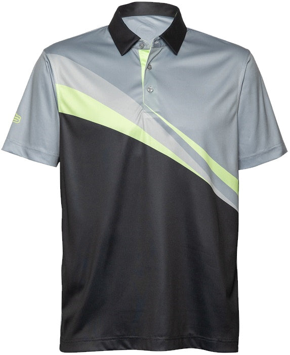 Mens golfer – mens polo shirt – mens golf shirt – flow collection – swagg fashion shirt – collared shirt – dry tech performance golfer  