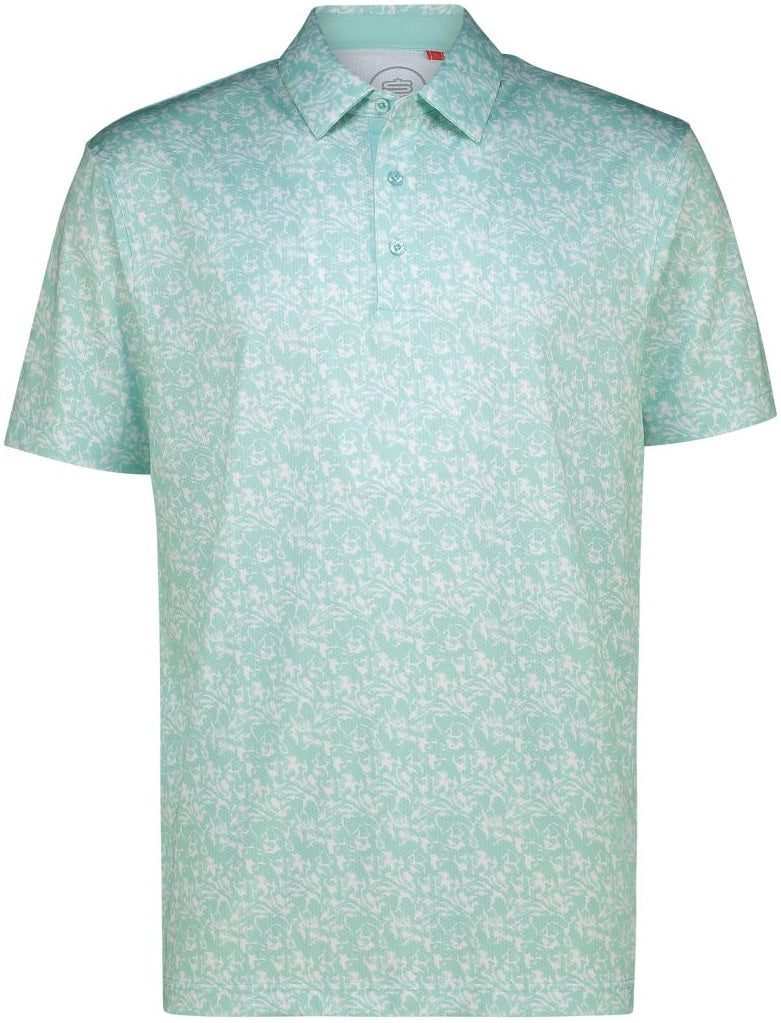 Men's Tidal Drift Dry Tech Performance Golfer Polo Shirt