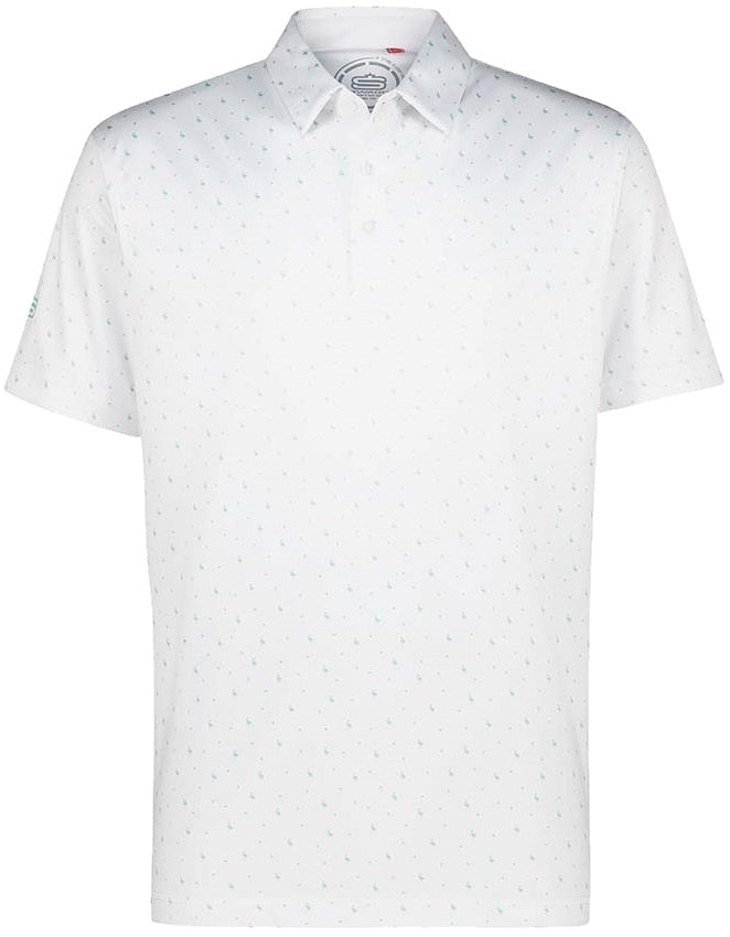 Men&#39;s Flamingo Dry Tech Performance Golfer Polo Shirt