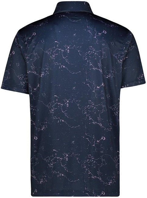 Men's Marbled Dry Tech Performance Golfer Polo Shirt-4