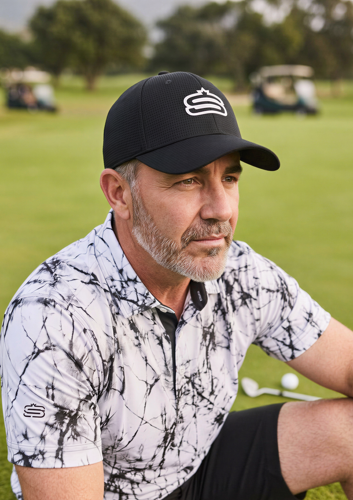 Flex Fit "S" Print Cap with Velcro-2