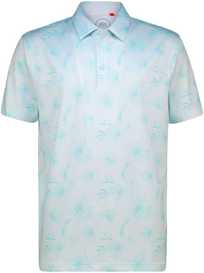 Men's Pastel Bloom Dry Tech Performance Golfer Polo Shirt