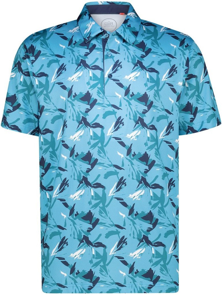 Men's Mystic Mirage Dry Tech Performance Golfer Polo Shirt