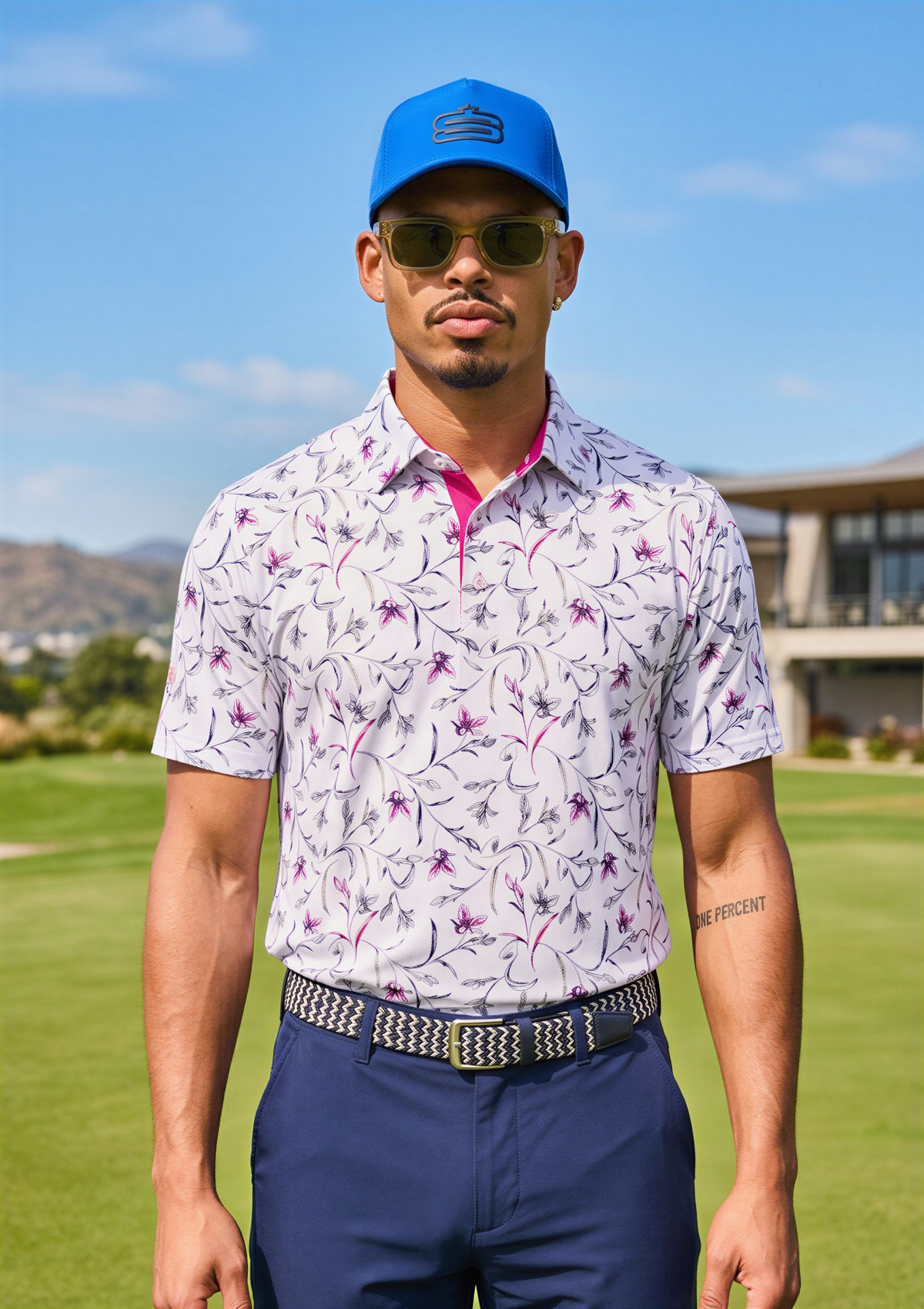 Luno "S" Print Stretch Fit Cap-2