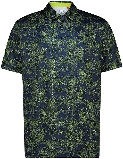 Swagg Mens Leaf-ish Dry Tech Performance Polo Shirt - Image 5