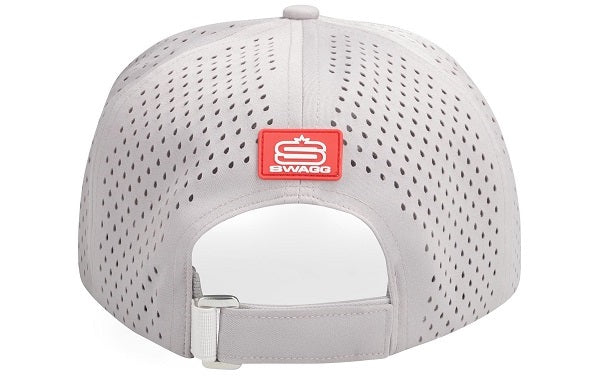 Alpha - 5 Panel Performance Cap with Laser Hole Detaill