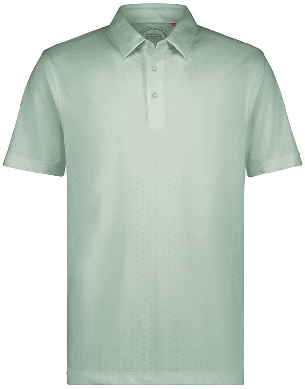 Men&#39;s Aztec Melange Dry Tech Performance Golfer Polo Shirt