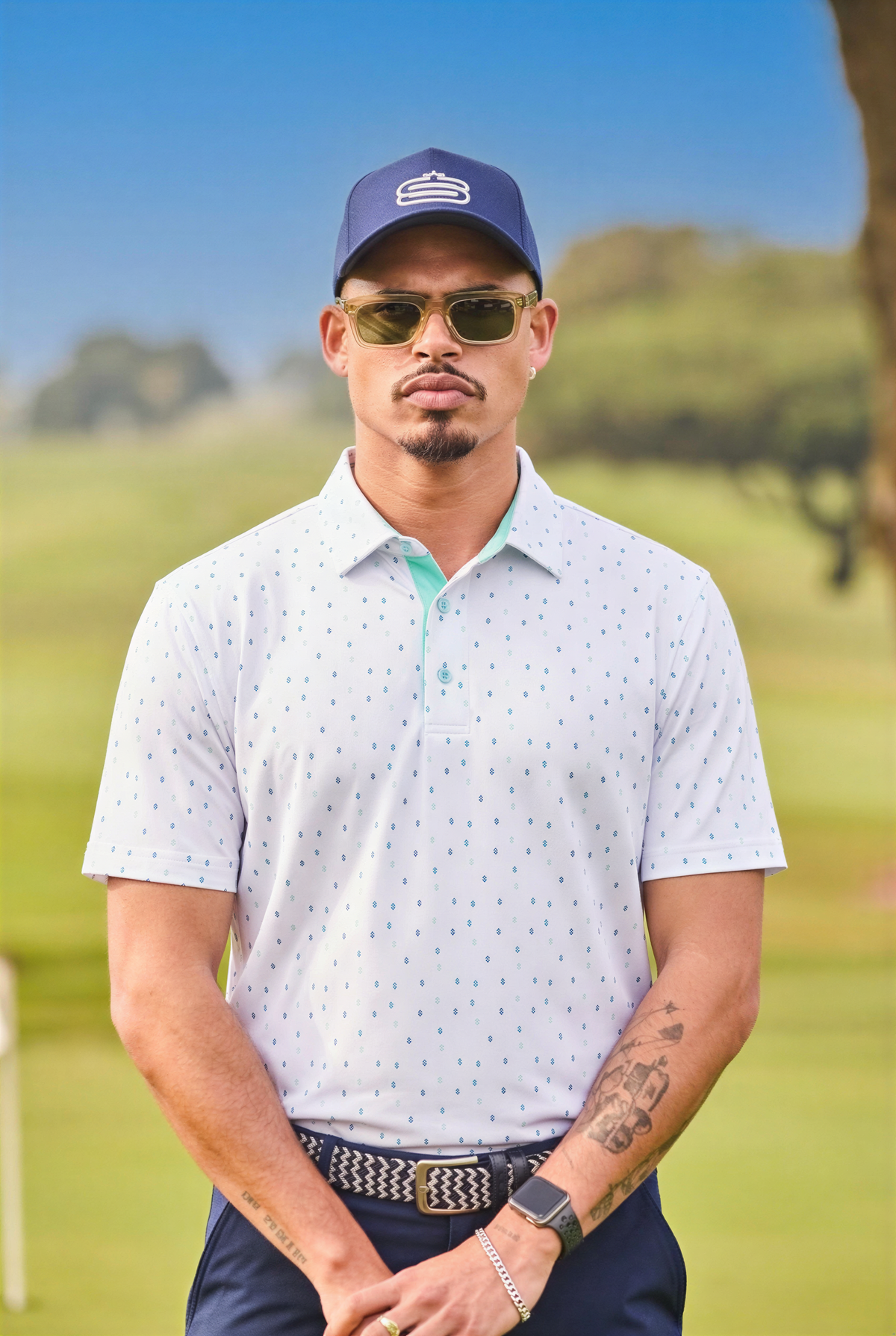 Men's Nomad Dry Tech Performance Golfer Polo Shirt-2