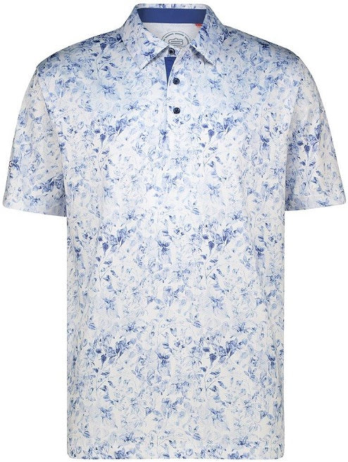 Men's Photo Flora Dry Tech Performance Golfer Polo Shirt - Swagg