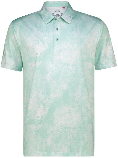 Swagg Mens Mod Paint Dry Tech Performance Polo Shirt - Image 2