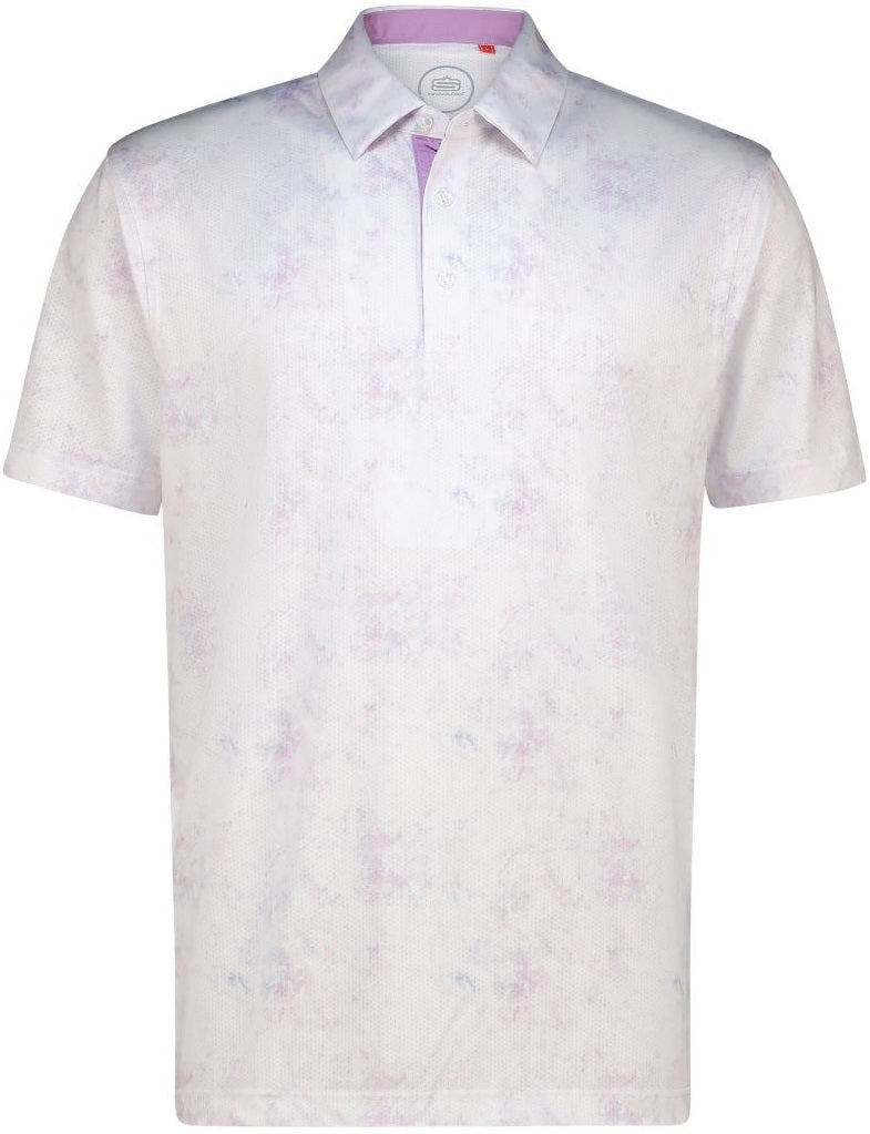 Men's Virtual Noise Dry Tech Performance Golfer Polo Shirt