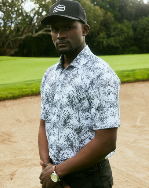 Men&#39;s Leaf-ish Dry Tech Performance Golfer