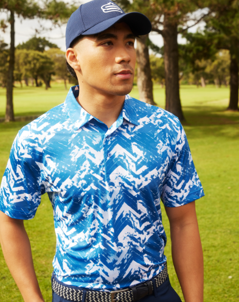 Men&#39;s Ikat Dry Tech Performance Golfer