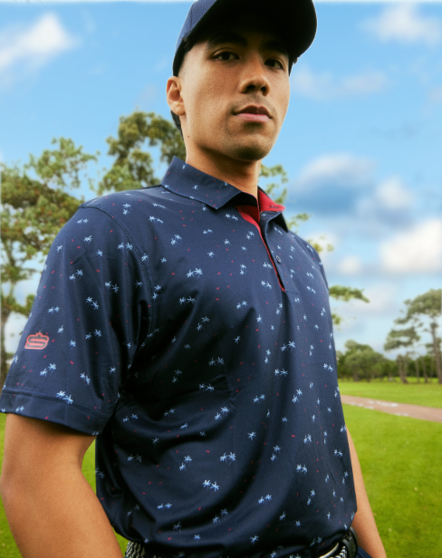 Men&#39;s Summer Vibes Dry Tech Performance Golfer
