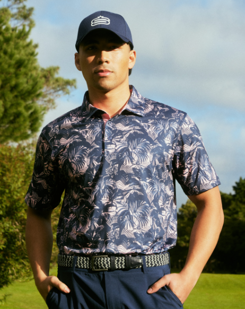Men&#39;s Inked Palms Dry Tech Performance Golfer