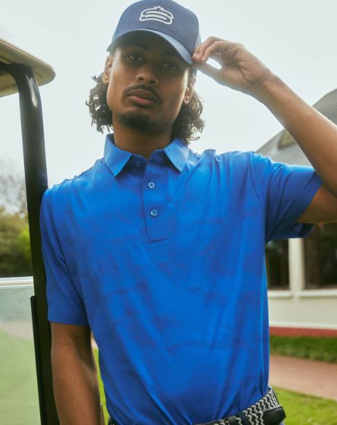 Men's Aventus Dry Tech Performance Golfer Polo Shirt-3