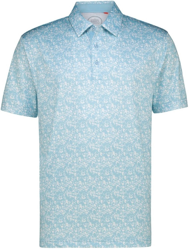 Men's Tidal Drift Dry Tech Performance Golfer Polo Shirt