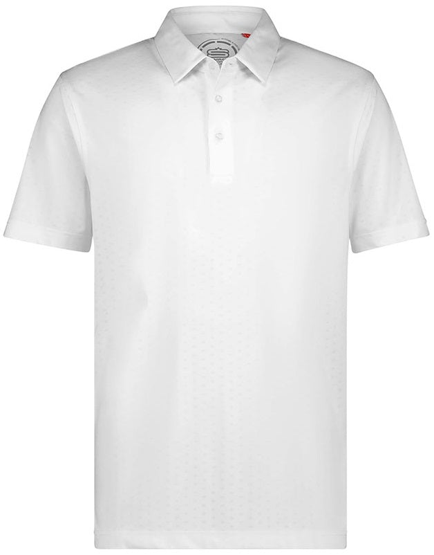 Men&#39;s Aztec Melange Dry Tech Performance Golfer Polo Shirt