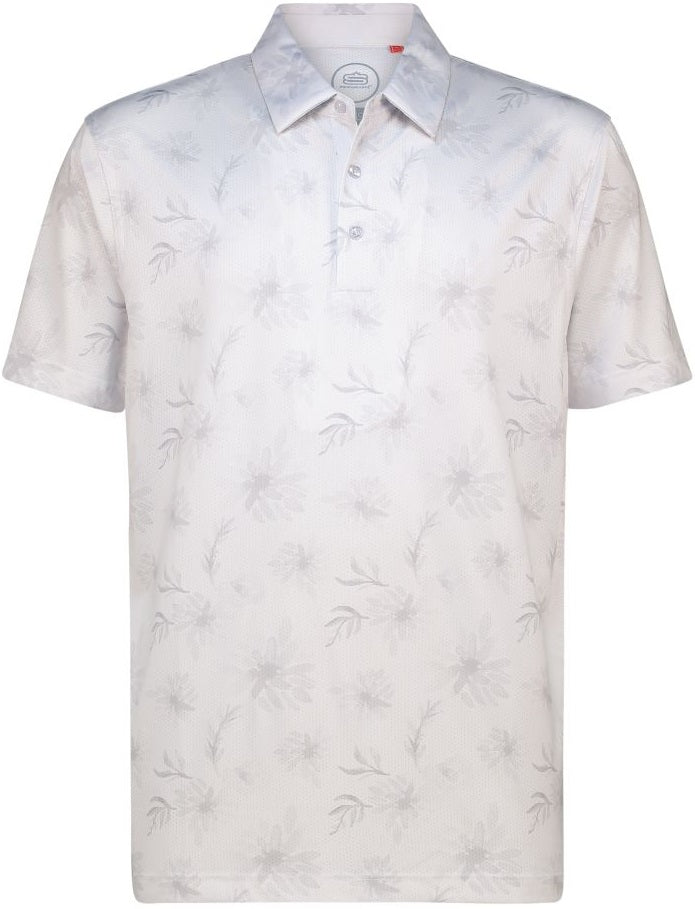 Men's Pastel Bloom Dry Tech Performance Golfer Polo Shirt