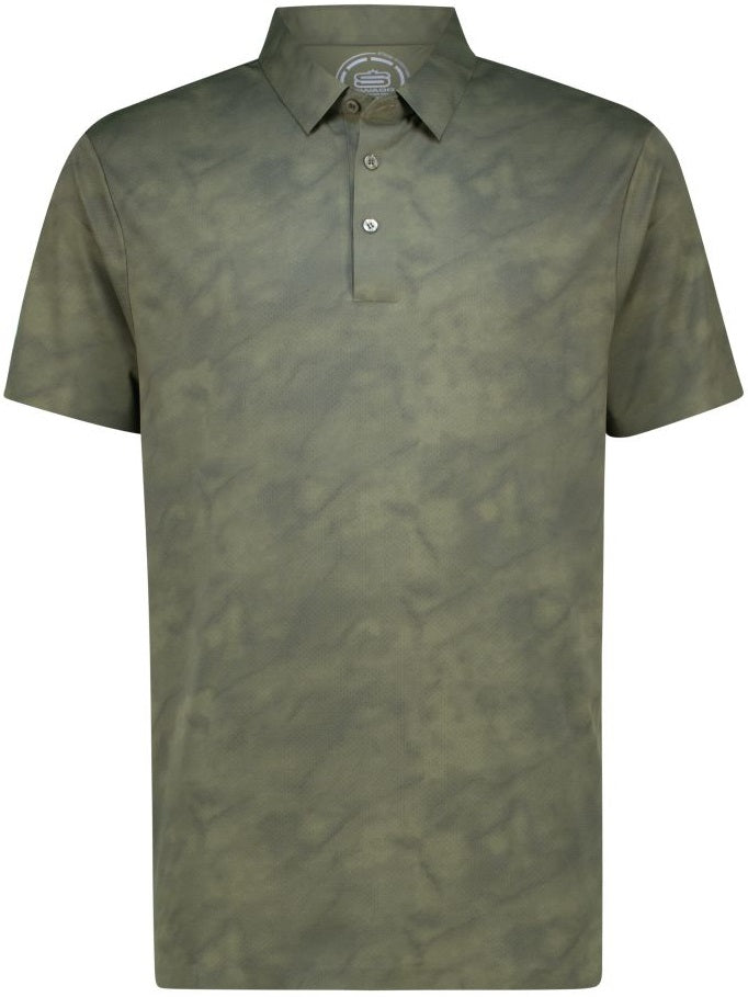 Men's Aventus Shadow Dry Tech Performance Golfer Polo Shirt