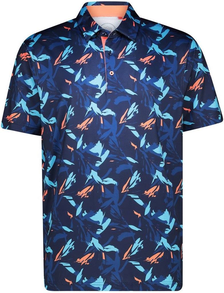 Men's Mystic Mirage Dry Tech Performance Golfer Polo Shirt
