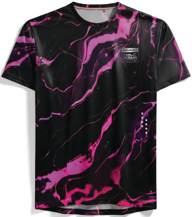 Ladies Pink Thunda Technical Running T-shirt