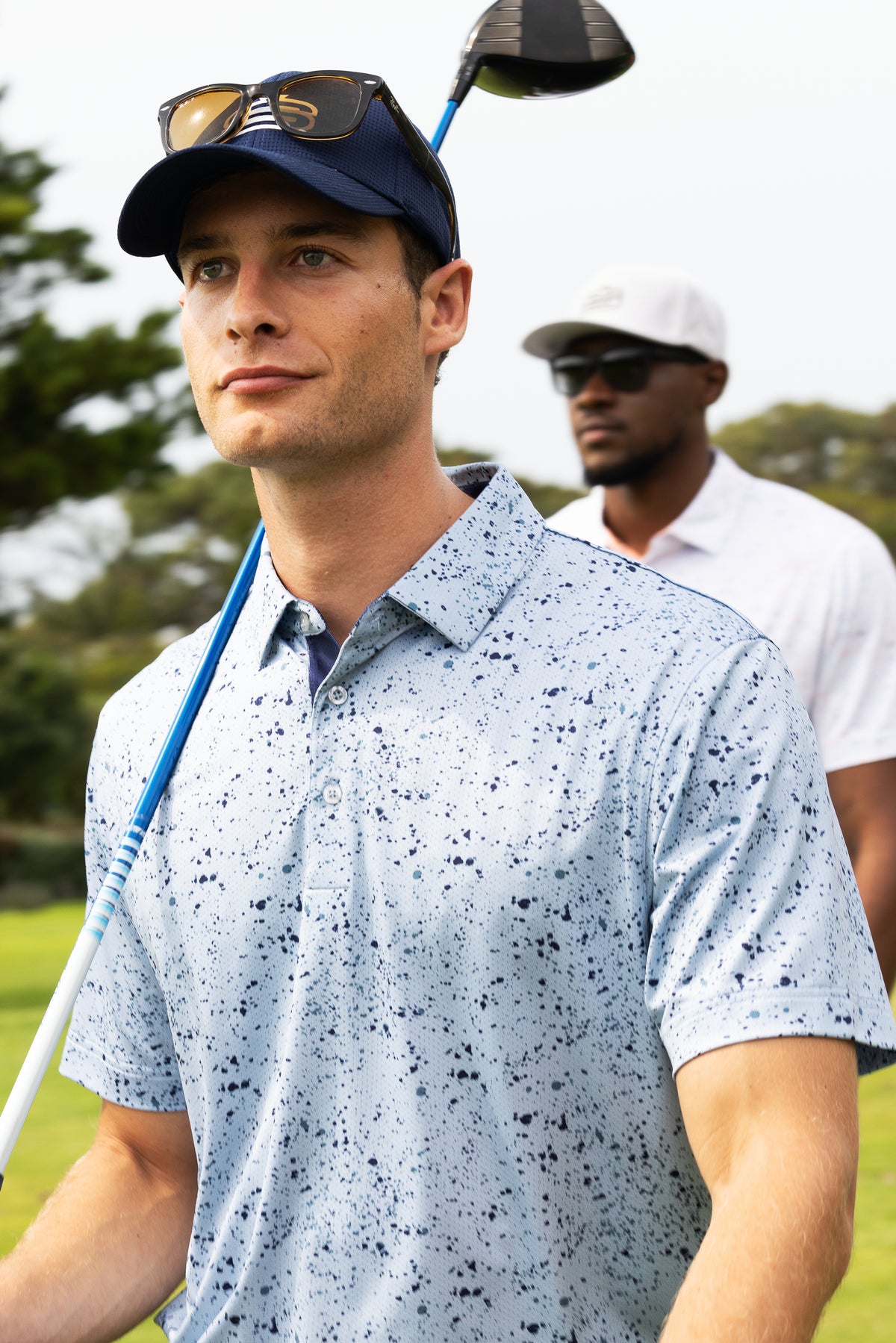 Men&#39;s Aint Paint Dry Tech Performance Golfer Polo Shirt