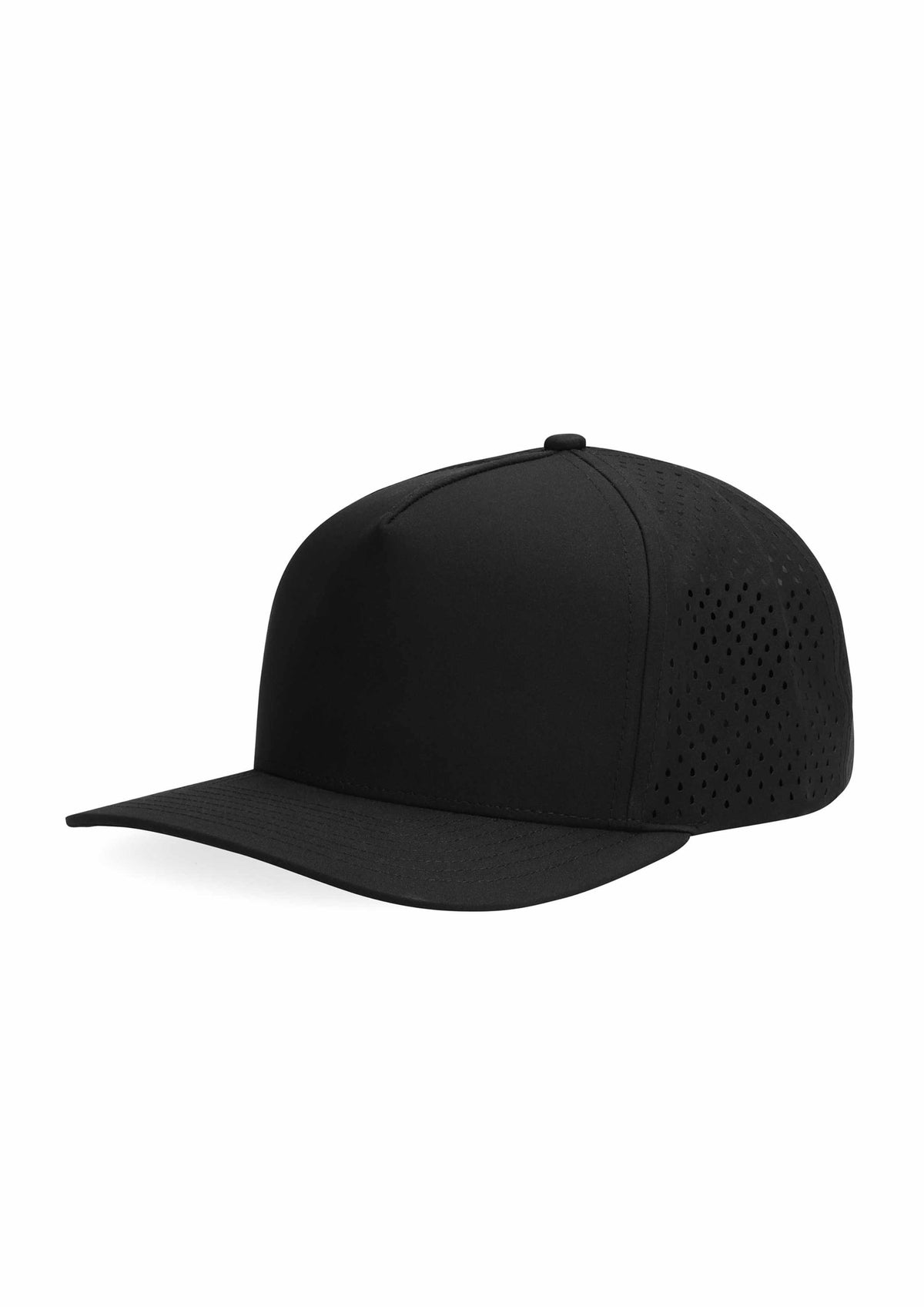 Alpha - 5 Panel Performance Cap with Laser Hole Detaill