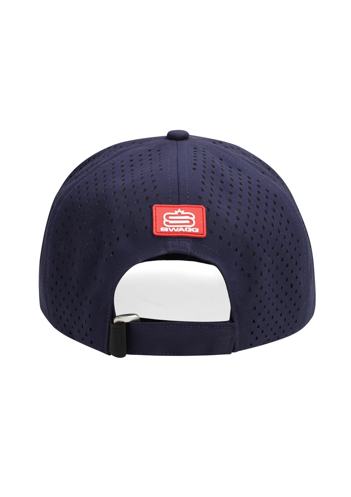 Alpha - 5 Panel Performance Cap with "S" Print & Laser Hole Detail-2