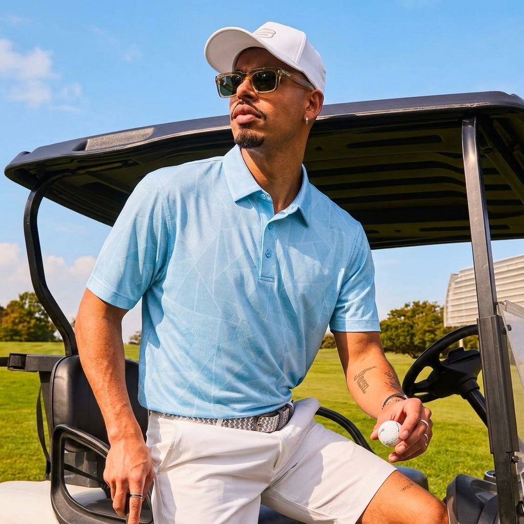 Men's Impact Dry Tech Performance Golfer Polo Shirt-2