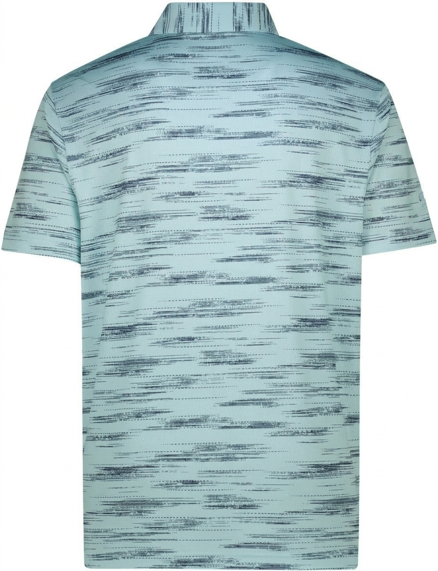 Men's Blurred Lines Dry Tech Performance Golfer Polo Shirt-3