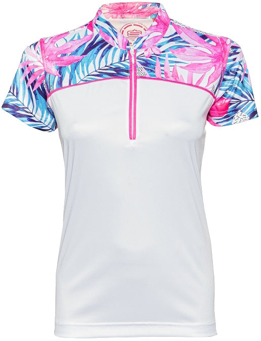 Women&#39;s Paradise Dry Tech Performance Golfer Polo Shirt