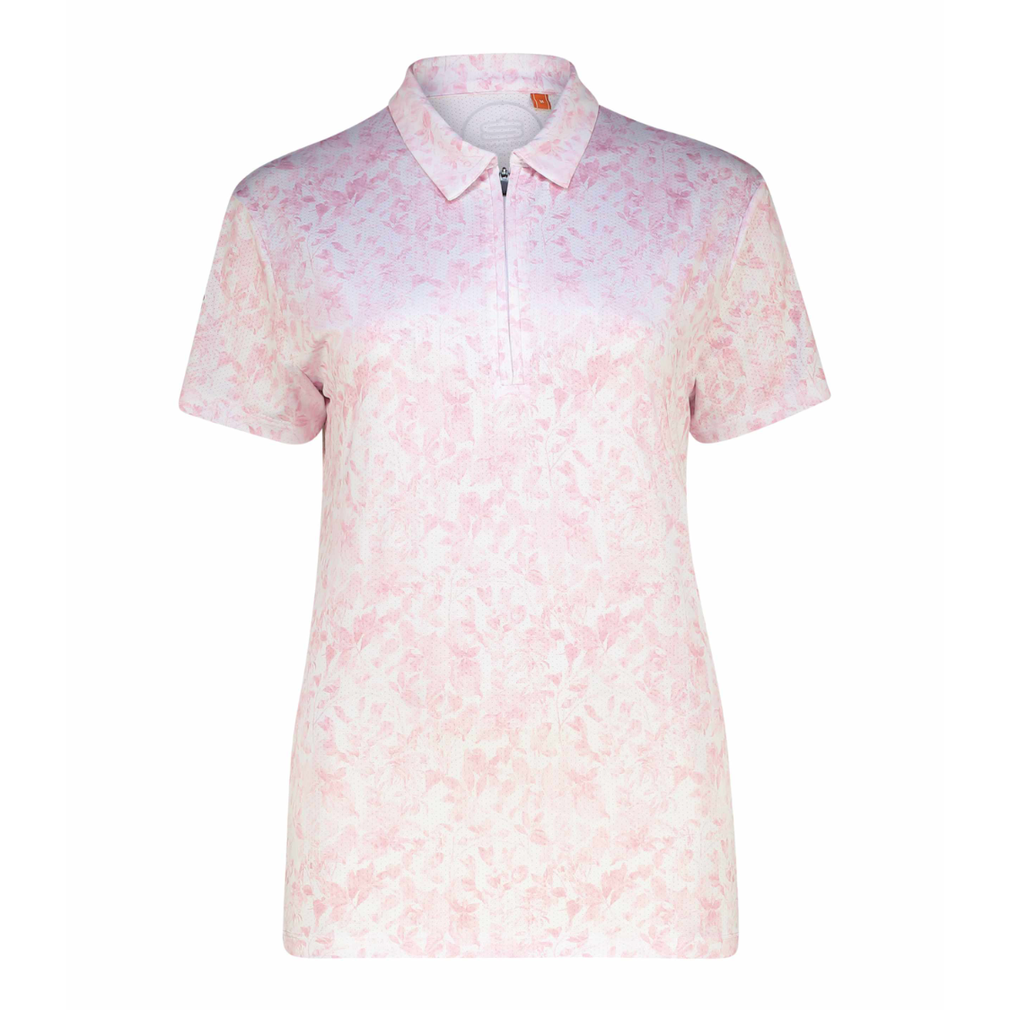 Women's Fun Flora Dry Tech Golfer Polo Shirt-1