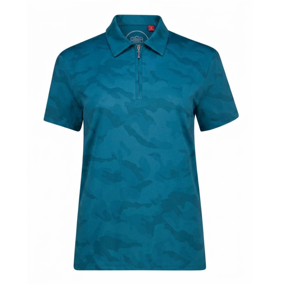 Women's Femme Camo Dry Tech Golfer Polo Shirt