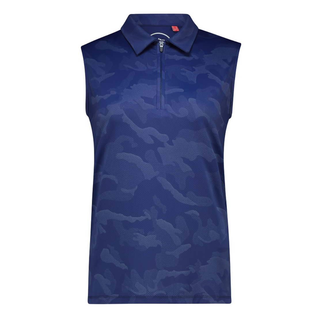 Women's Femme Camo Sleeveless Golfer Polo Shirt