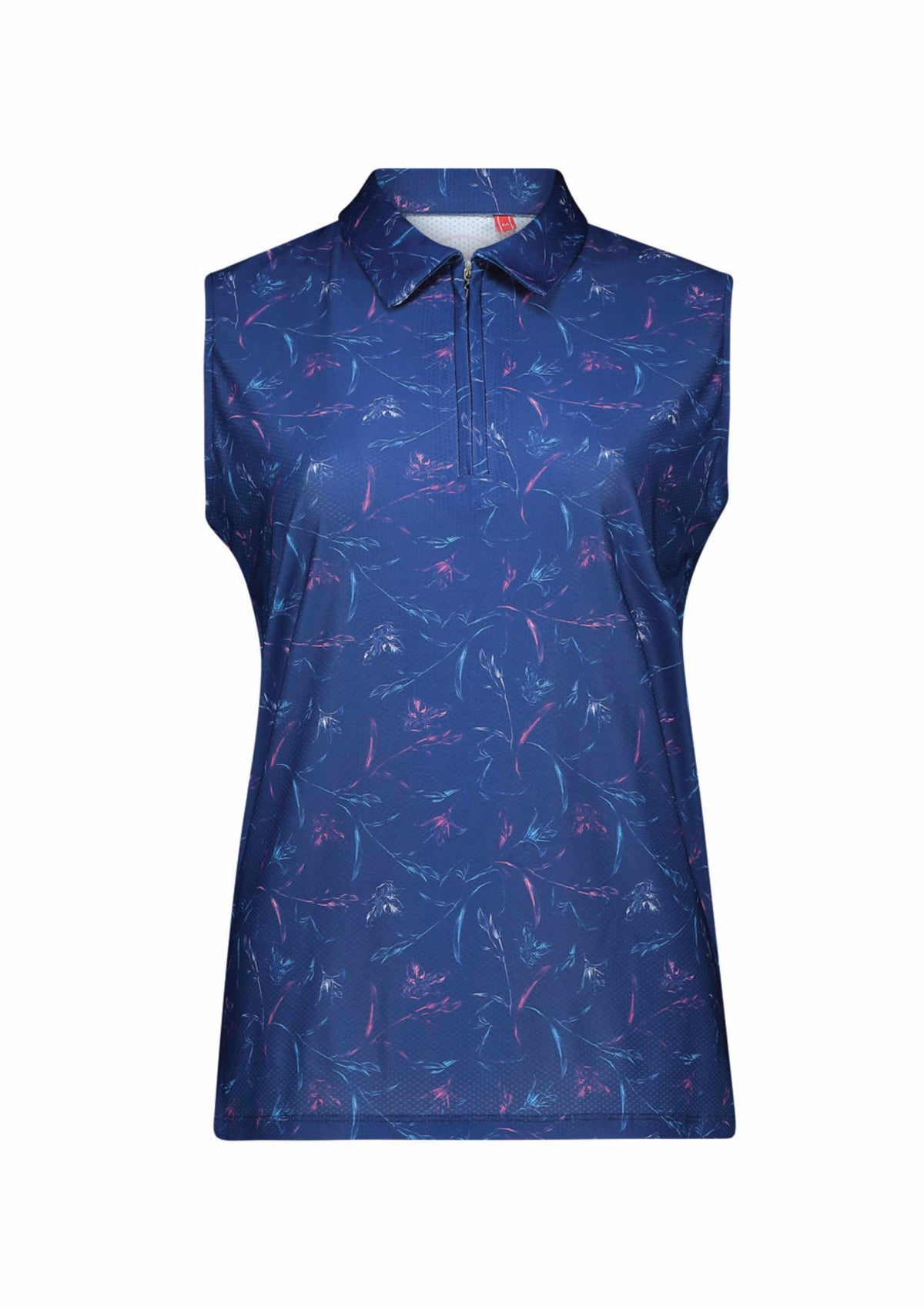 Women's Blooming Dry Tech-X Sleeveless Golfer Polo Shirt