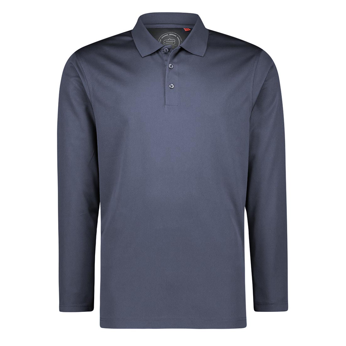 Men's Basic Performance Long Sleeve Golfer Polo Shirt