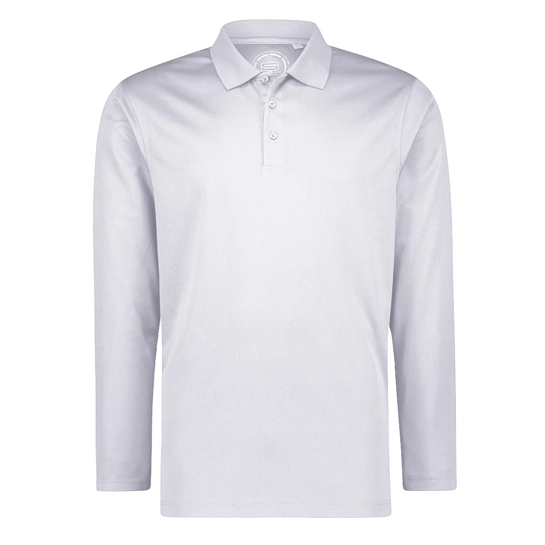 Men's Basic Performance Long Sleeve Golfer Polo Shirt