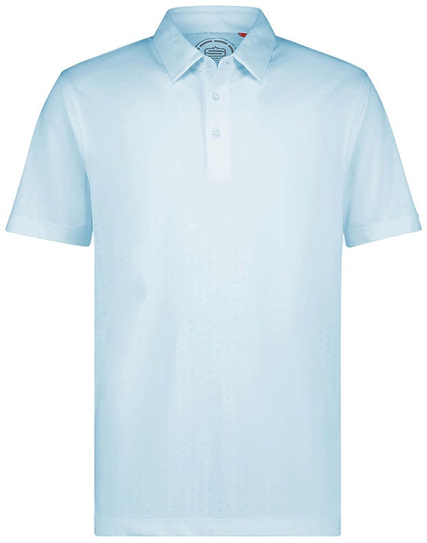Men&#39;s Aztec Melange Dry Tech Performance Golfer Polo Shirt