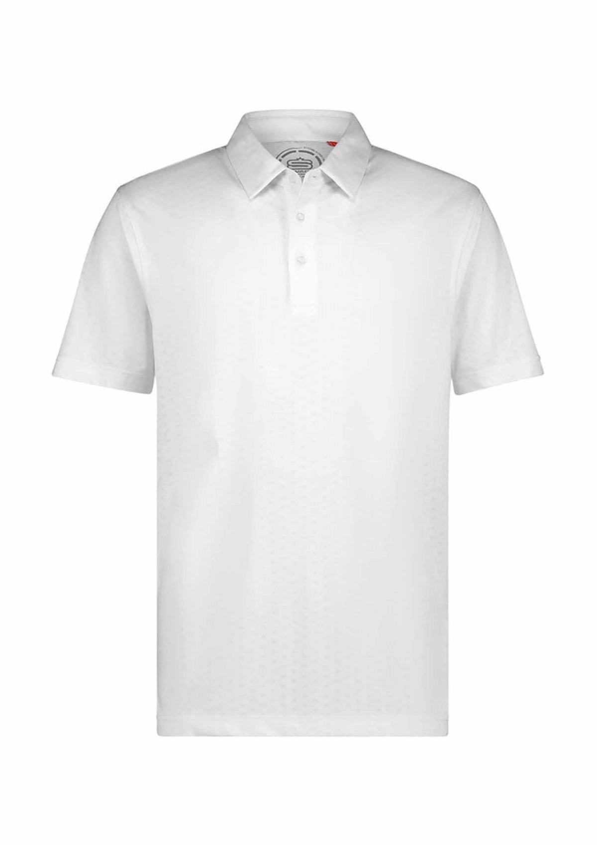 Men's Aztec Melange Dry Tech Performance Golfer Polo Shirt
