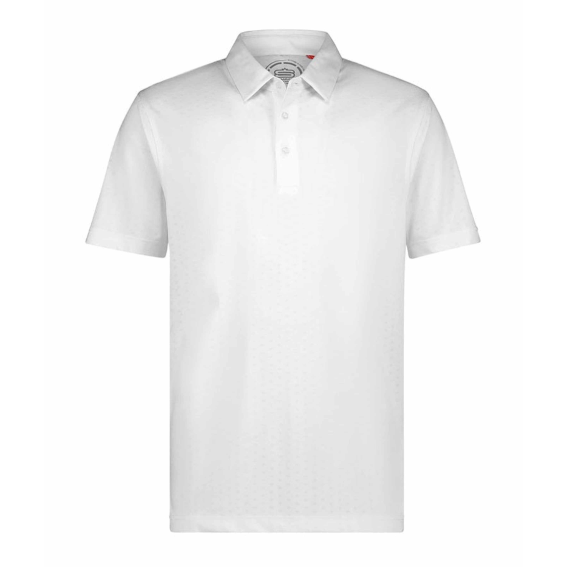 Men's Aztec Melange Dry Tech Performance Golfer Polo Shirt