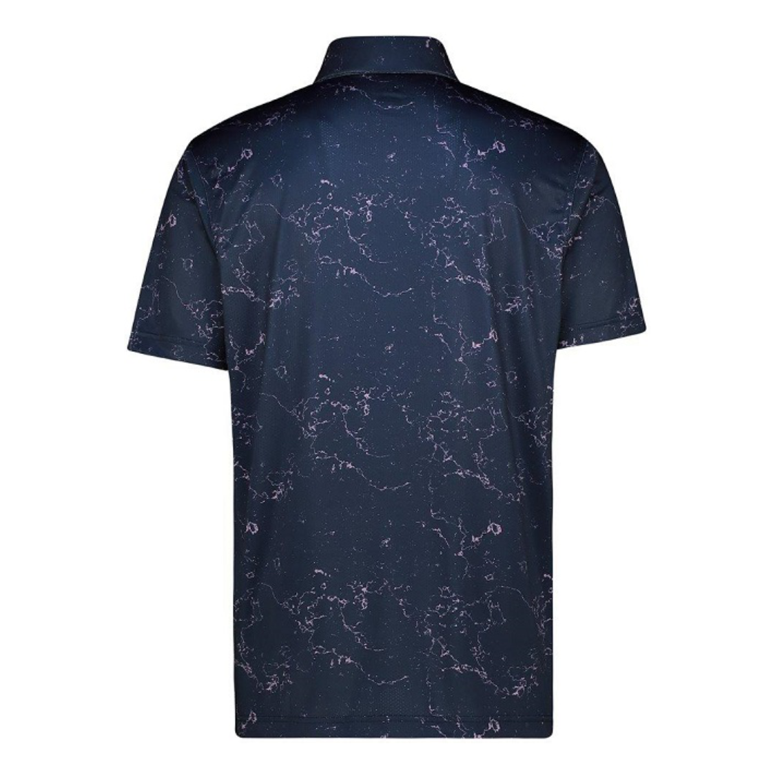 Men's Marbled Dry Tech Performance Golfer Polo Shirt-4