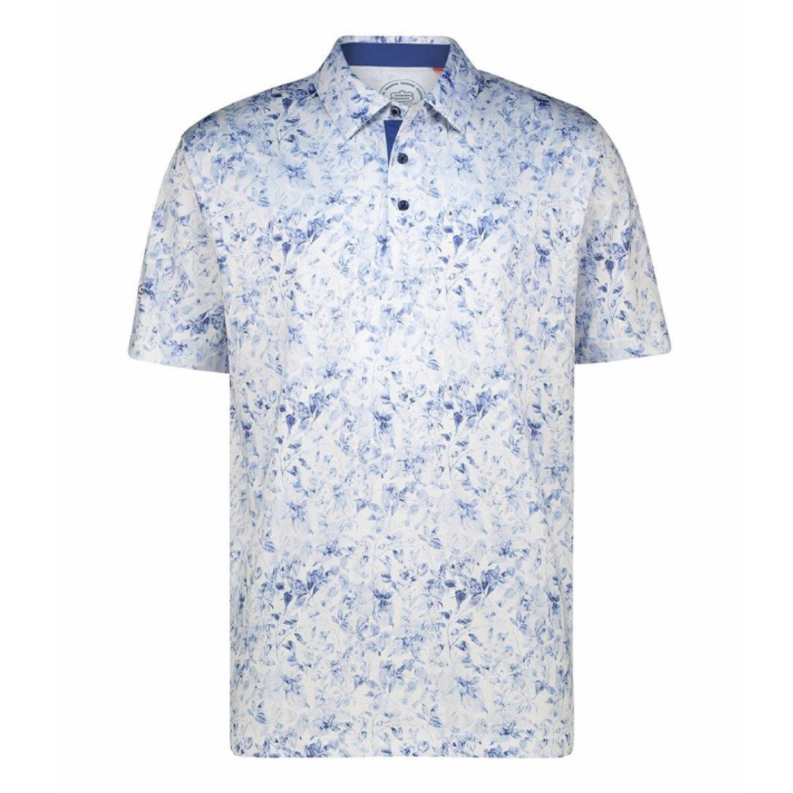 Men's Photo Flora Dry Tech Performance Golfer Polo Shirt