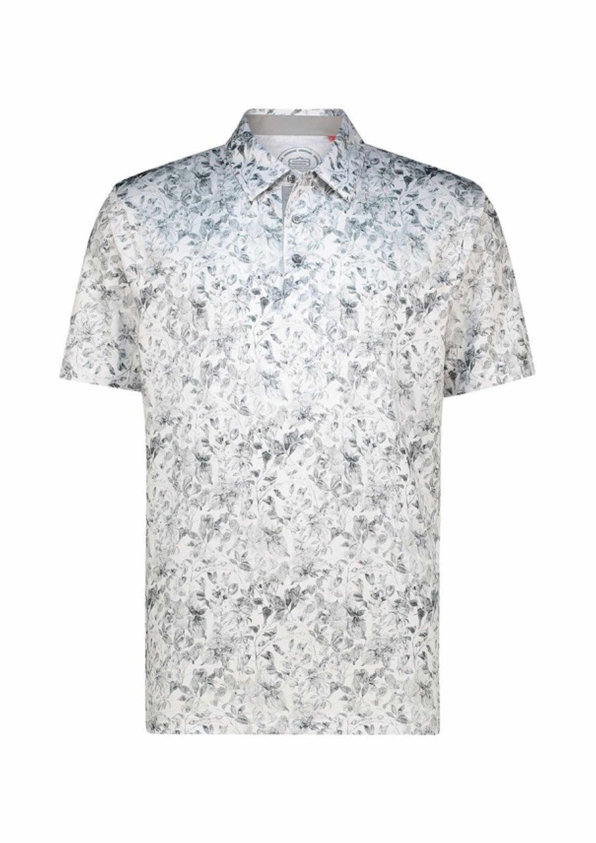 Men's Photo Flora Dry Tech Performance Golfer Polo Shirt