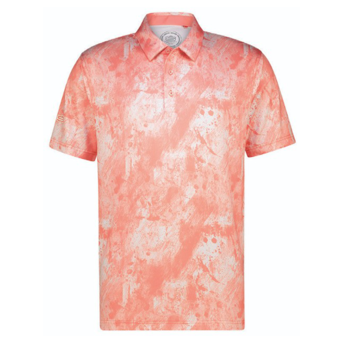 Men's Mod Paint Dry Tech Performance Golfer Polo Shirt